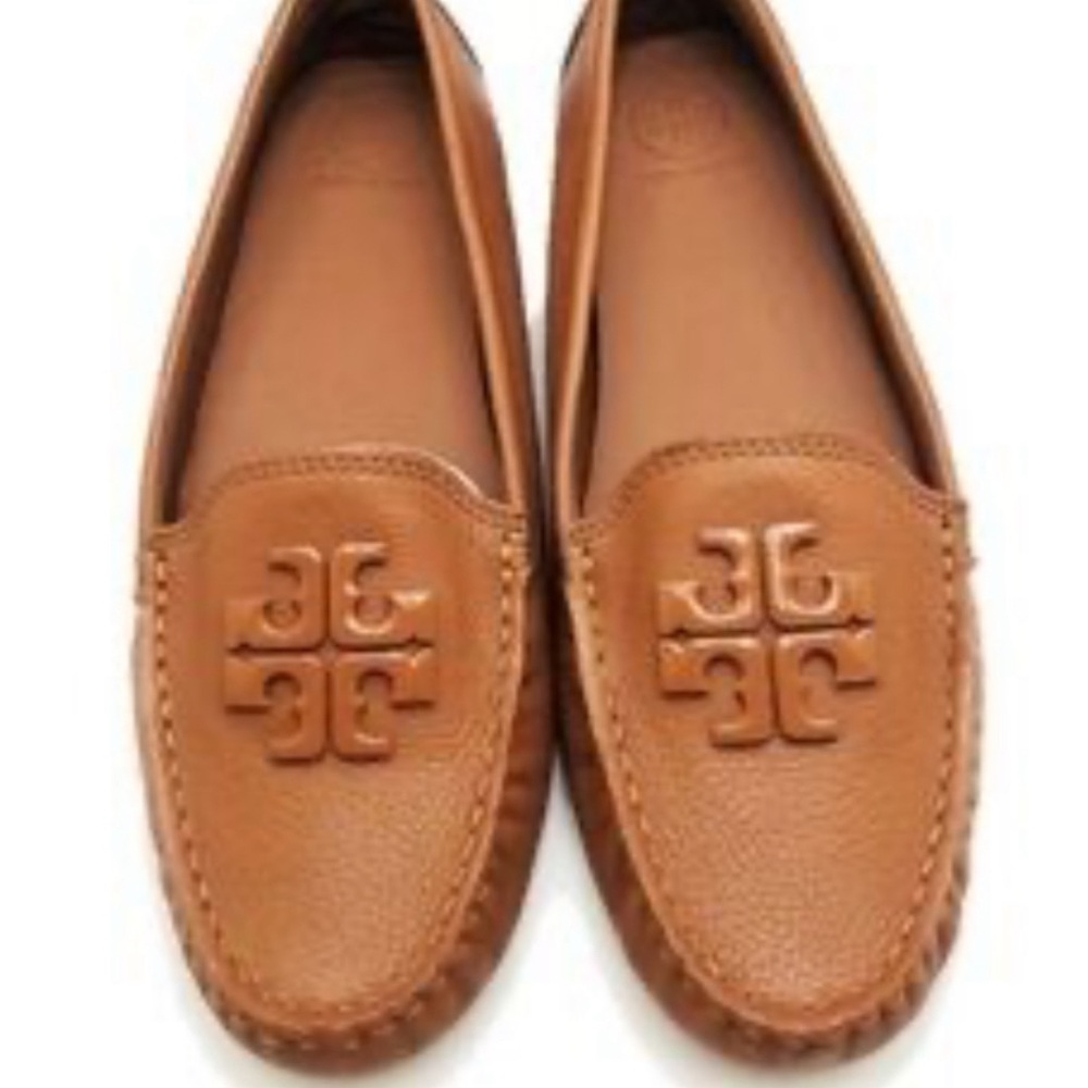 Tory Burch Brown Leather Flats